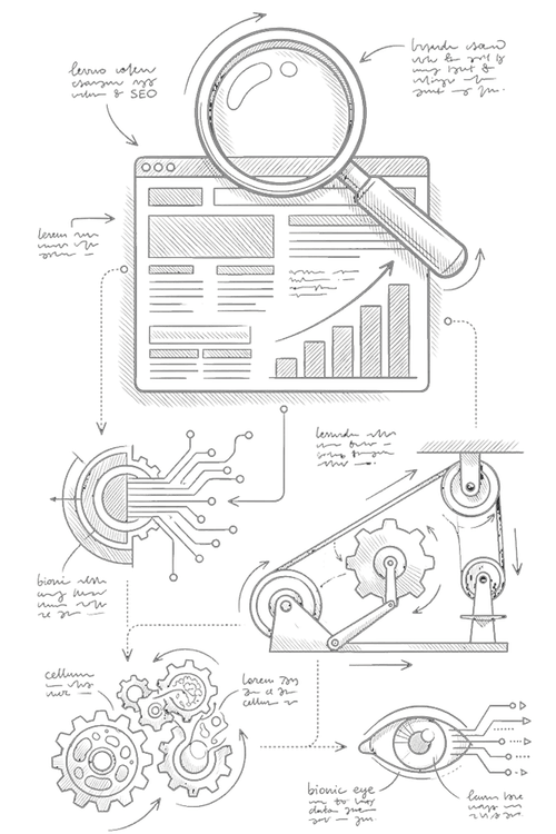 Illustration SEO technique